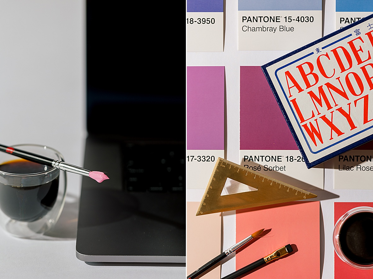 Bold & colorful brand shoot for brand & publication designer Wendy Wade of Weswen Design | Abby Grace Photography