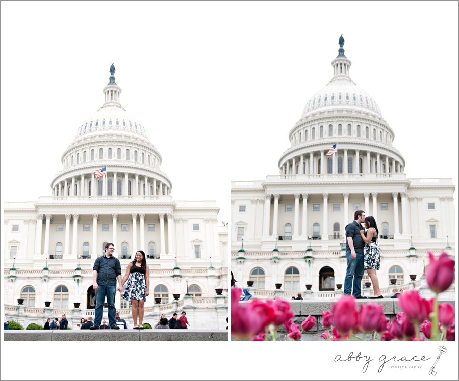 Washington DC Capitol engagement photographer