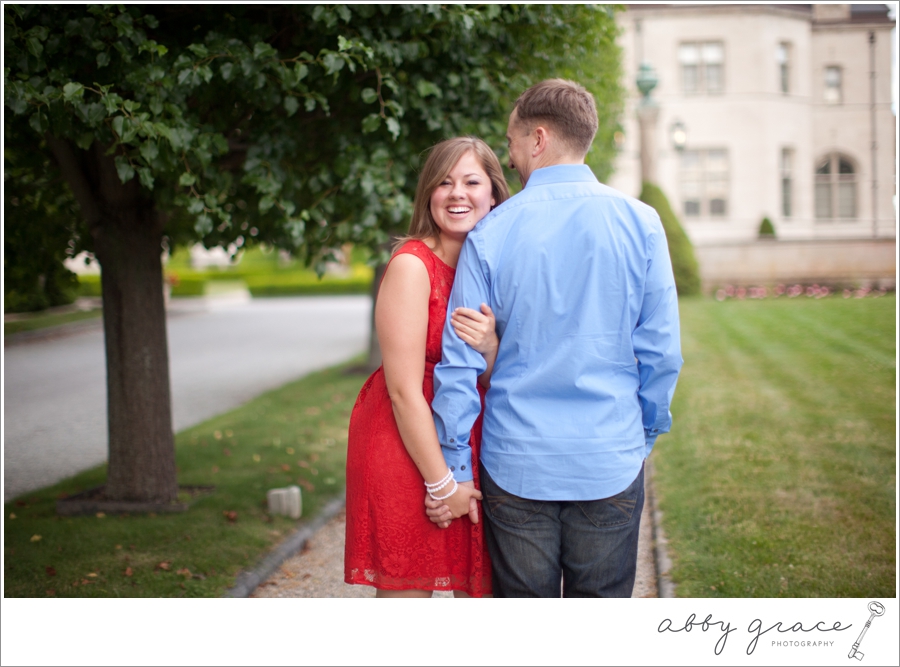 Ochre Court Newport Rhode Island engagement session