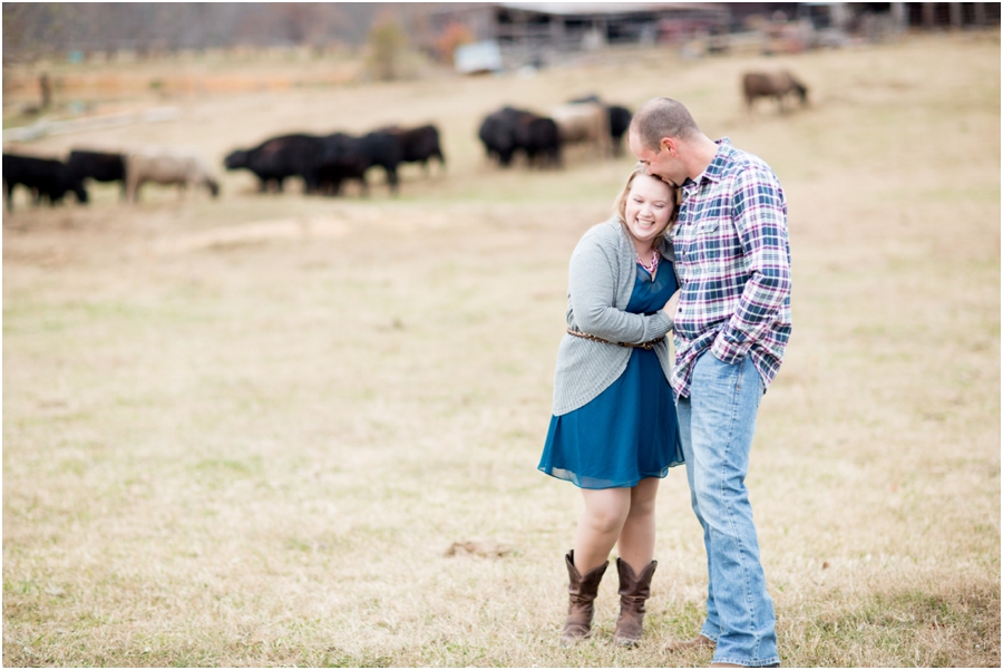 Maryland farm engagement session- Abby Grace Photography