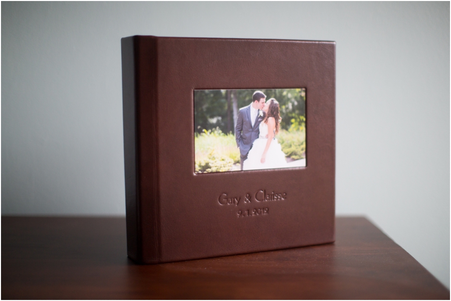Leather Craftsmen wedding album- Abby Grace Photography