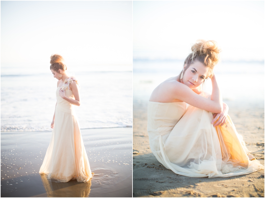 Santa Barbara California bridal session portrait- Abby Grace Photography