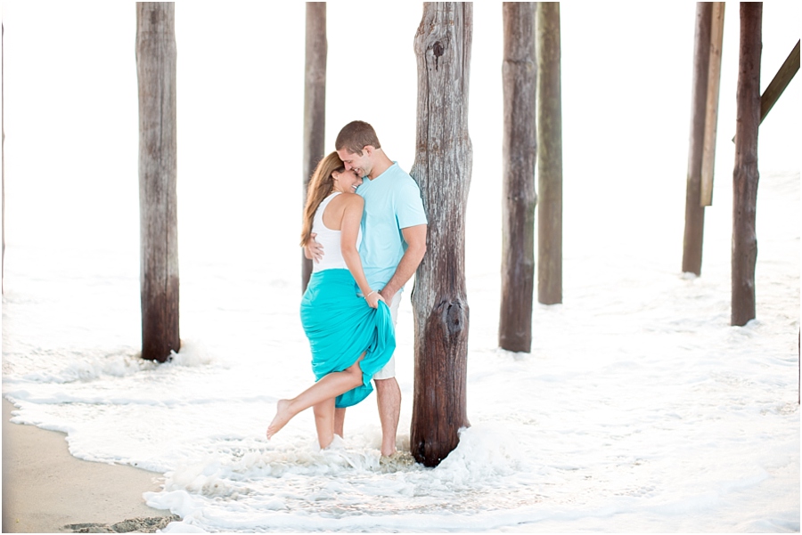 Ocean City, Maryland sunrise engagement session- Abby Grace Photography