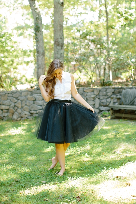 Hand made tulle skirt- Abby Grace Photography