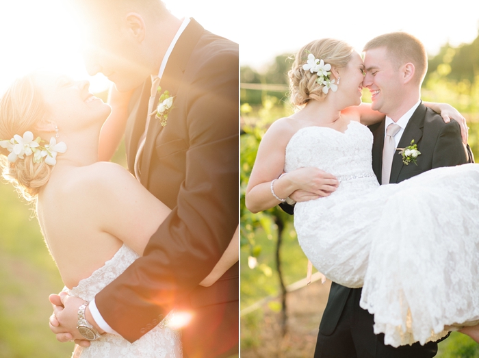 Sunset portraits on the wedding day- Abby Grace Photography