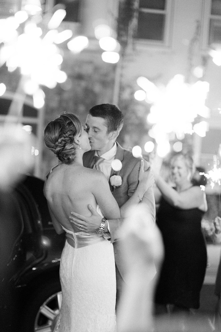 Wedding sparkler exit 411- Abby Grace Photography