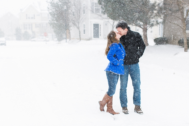 Virginia anniversary session in the snow- Abby Grace Photography