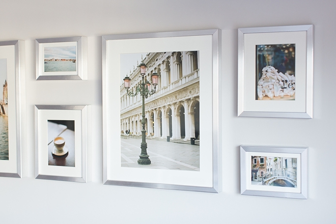 IKEA Ribba silver picture frames in silver- home wall display- Abby Grace Photograpy