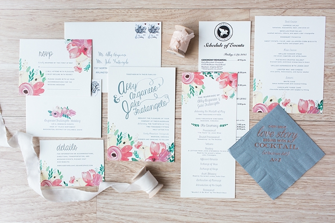 For brides: bring an extra invitation for your photographer! | Abby Grace Photography