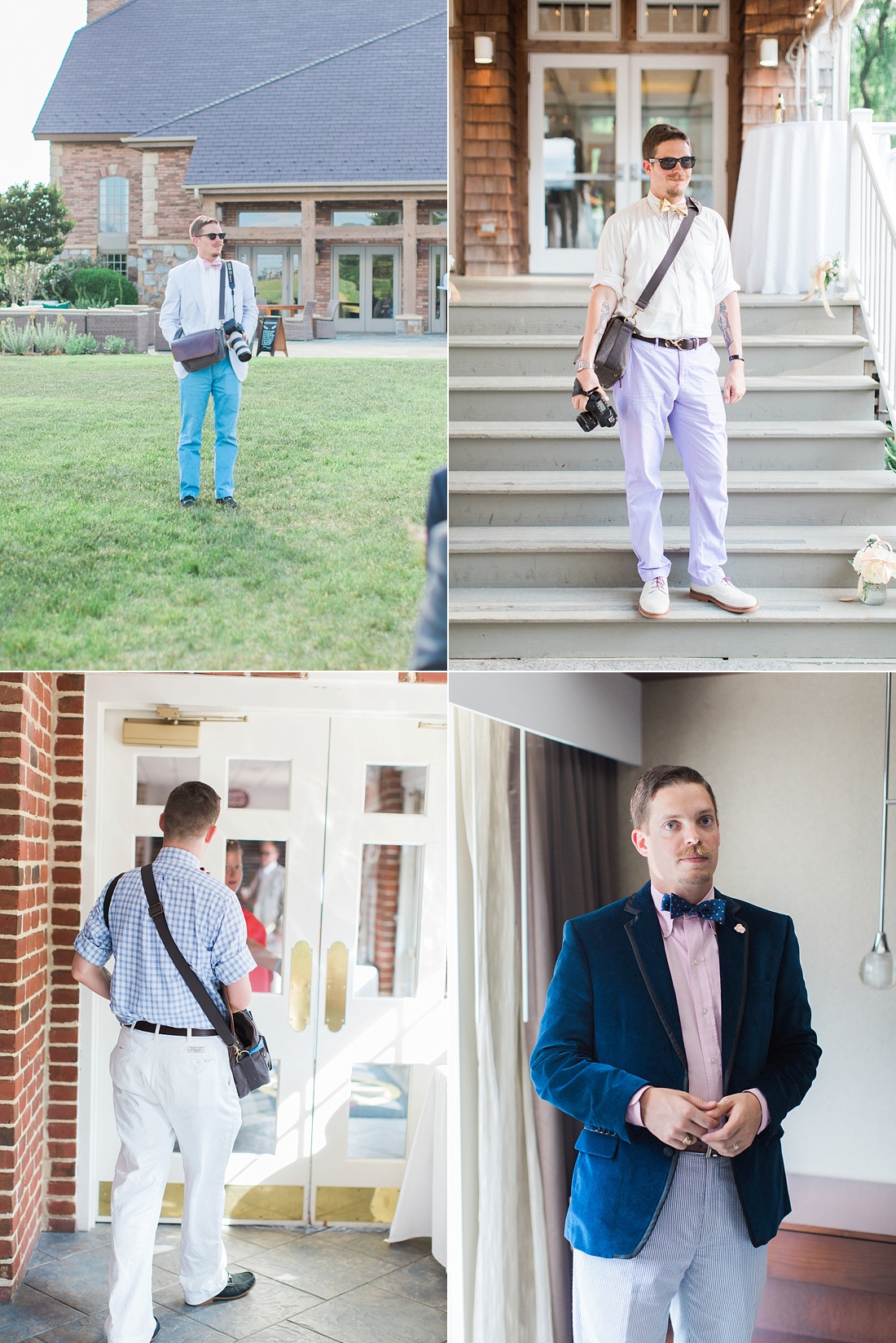 Male photographer wedding attire | Abby Grace Photography