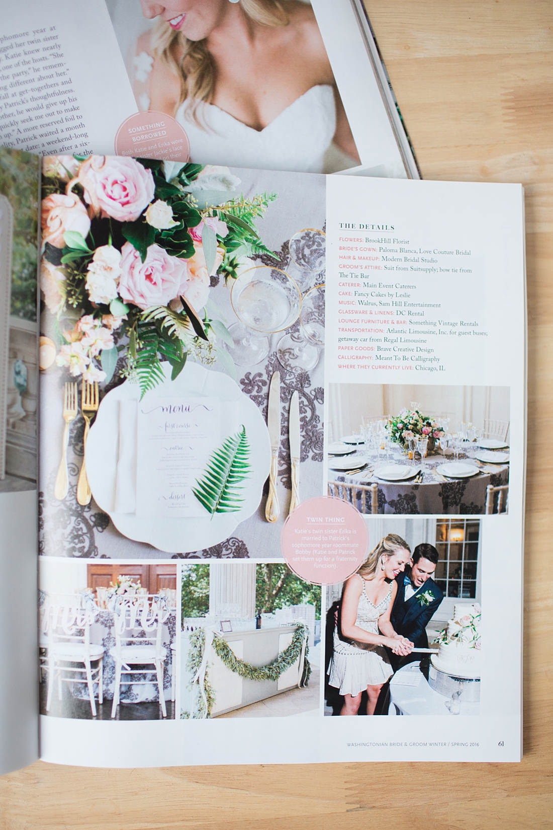 Washingtonian Bride & Groom Spring 2016 feature | Abby Grace Photography