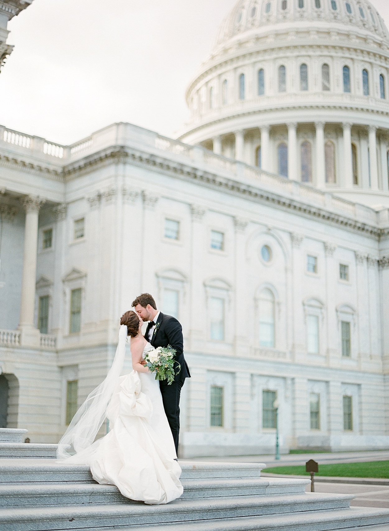 DC wedding portraits at the Capitol | Abby Grace Photography
