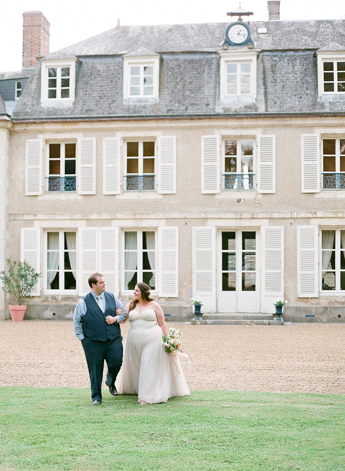 French château wedding portraits | Casey & Chad - Abby Grace Blog