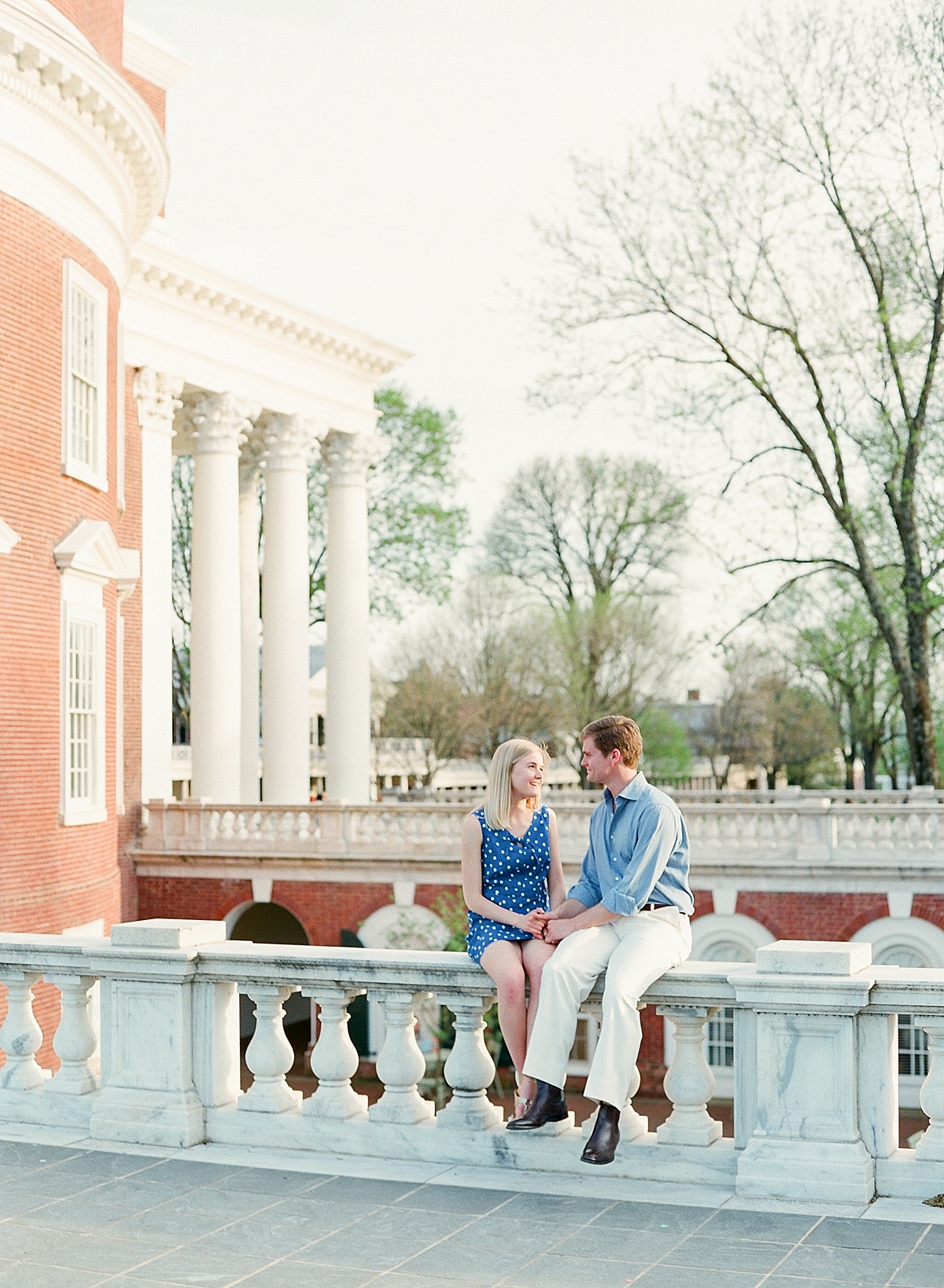 Charlottesville engagement session on the campus of UVA | Abby Grace Photography